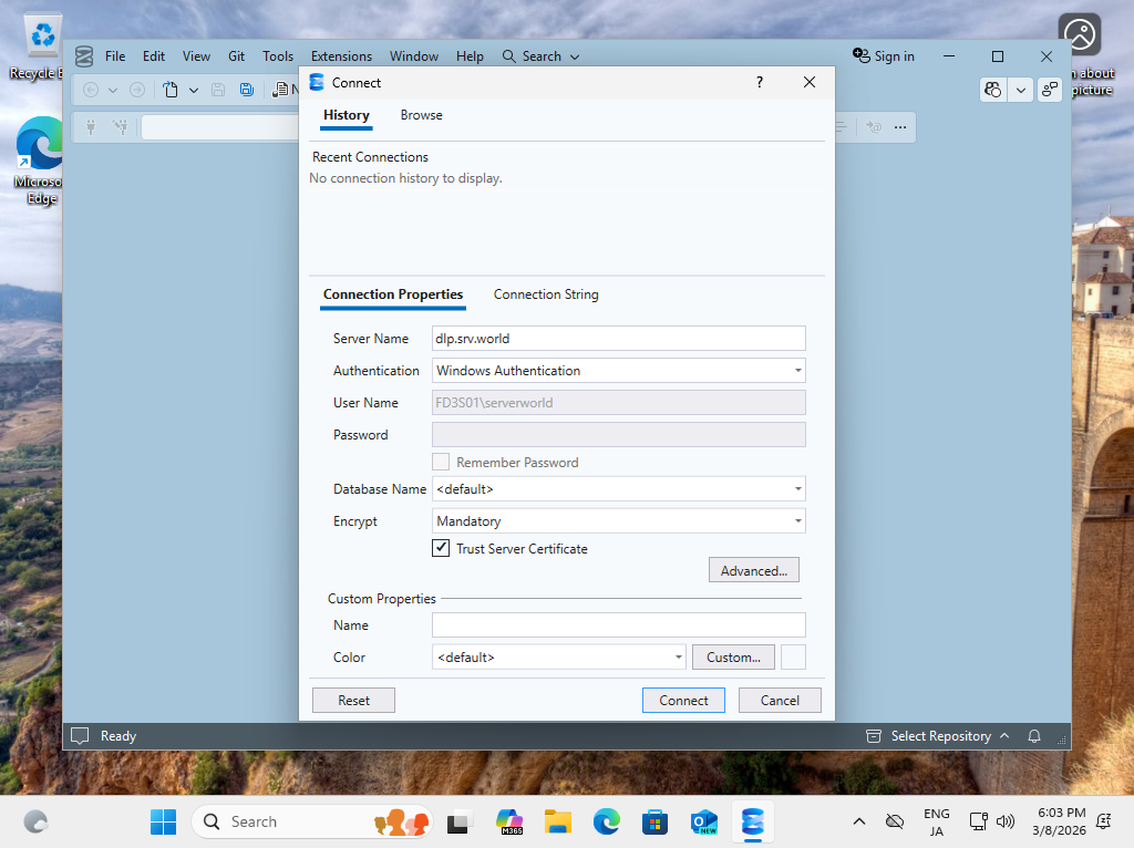 CentOS Stream 9 : SQL Server 2025 : Windows 認証する : Server World