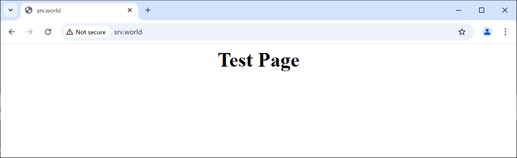 Fedora 44 : Apache httpd : インストール : Server World