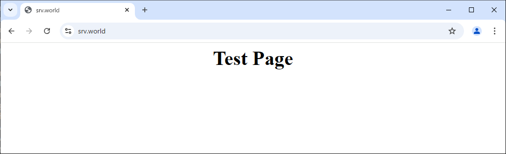 Fedora 44 : Apache httpd : SSL/TLS の設定 : Server World
