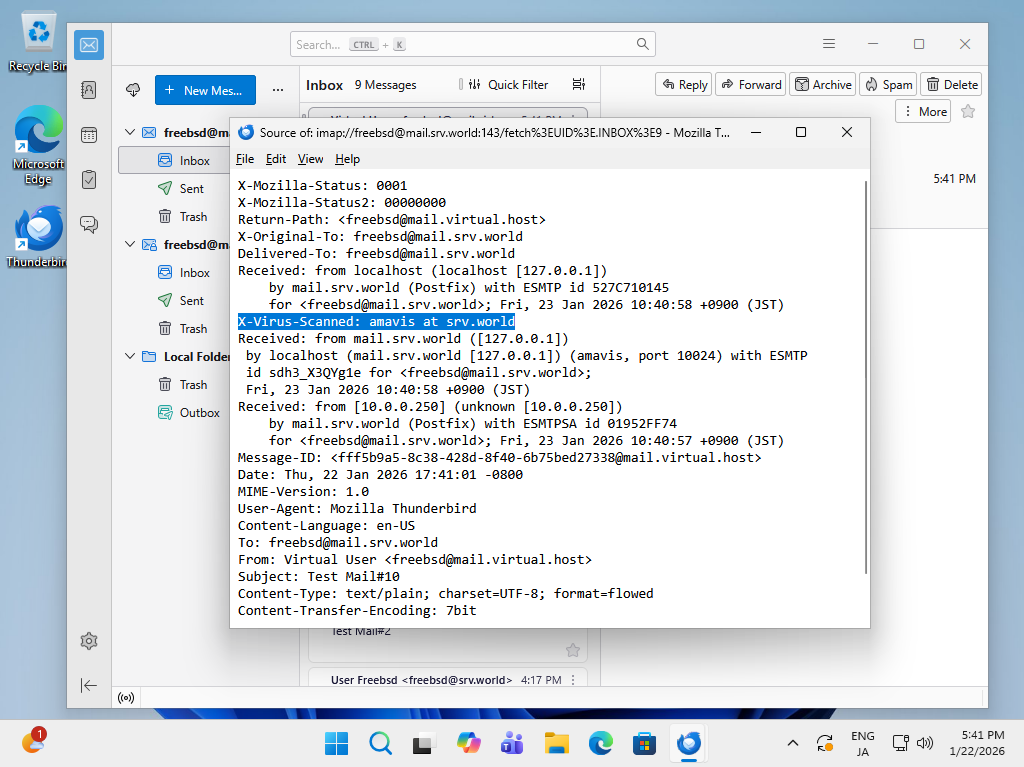 Pflogsumm FreeBSD 15 : Postfix + Clamav + Amavisd の設定 : Server World