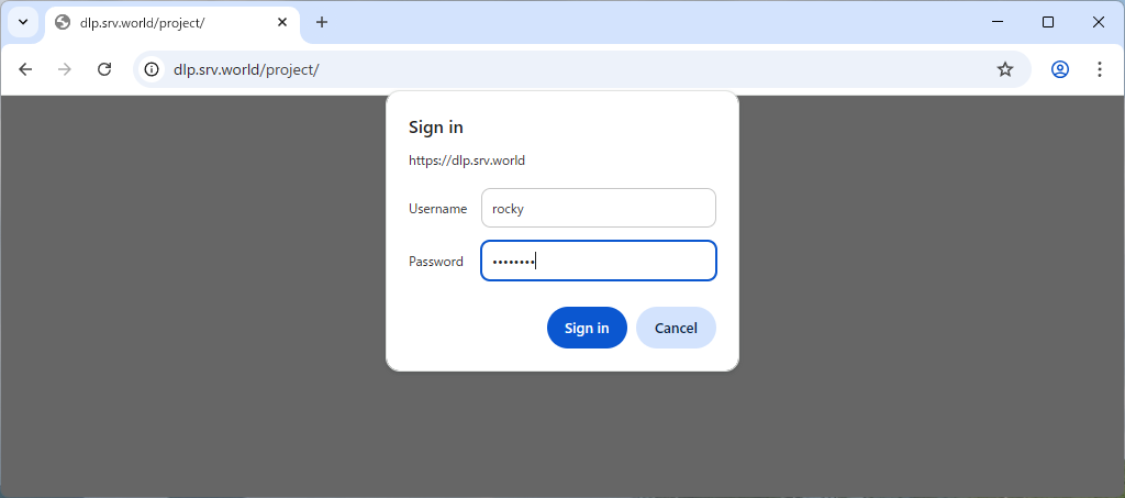 Rocky Linux 10 : Subversion : HTTP でアクセスする : Server World