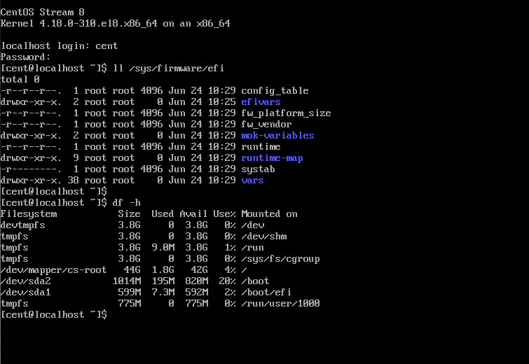 Afskedigelse Kano Kostume CentOS Stream 8 : PXE Boot : Network Installation (UEFI) : Server World