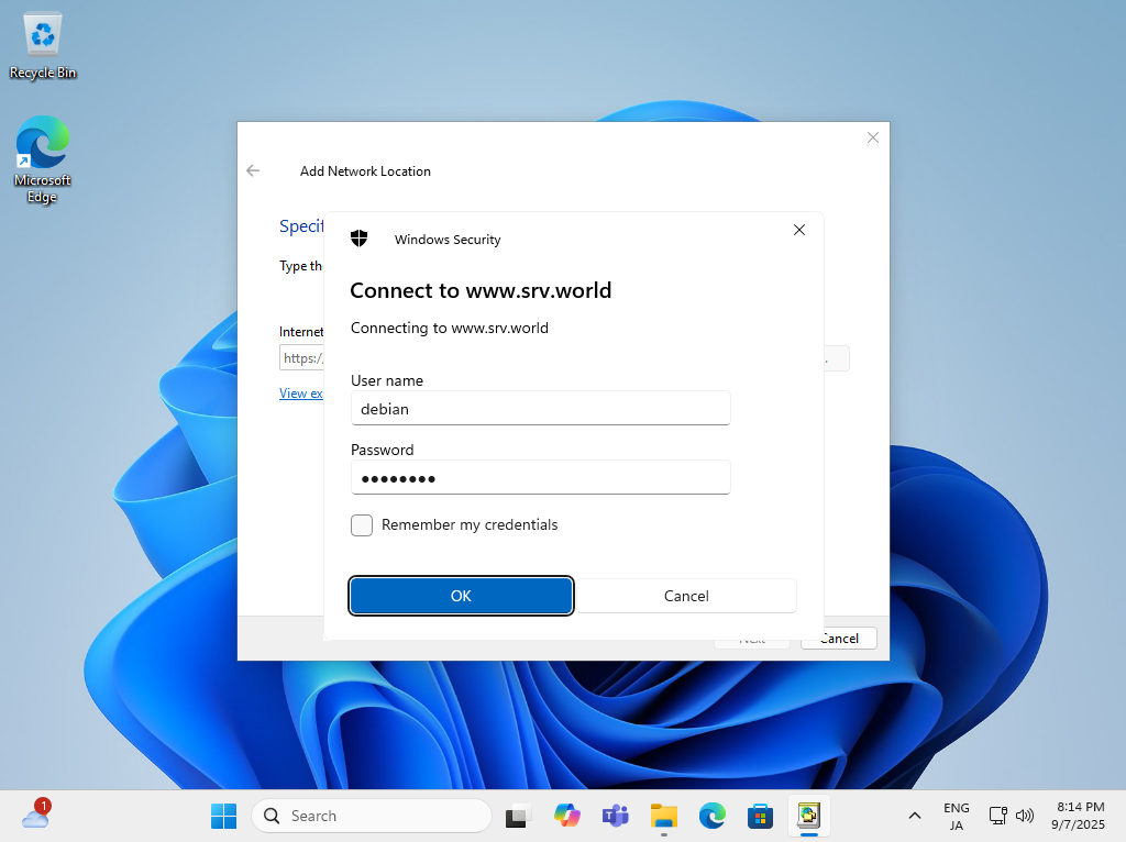 Debian 13 trixie : Apache2 : Configure WebDAV : Server World