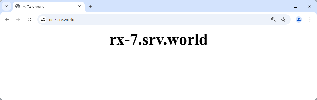 Debian 13 trixie : Nginx : Reverse Proxy : Server World