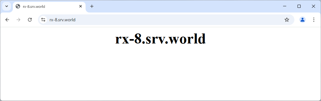 Debian 13 trixie : Nginx : Reverse Proxy : Server World