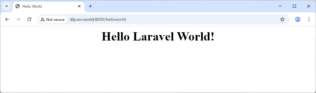 Debian 13 trixie : Install PHP Laravel : Server World