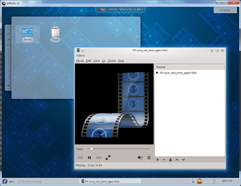 Fedora 19 KVM SPICE Sound Settings Server World