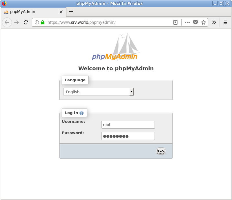 Fedora phpmyadmin forbidden