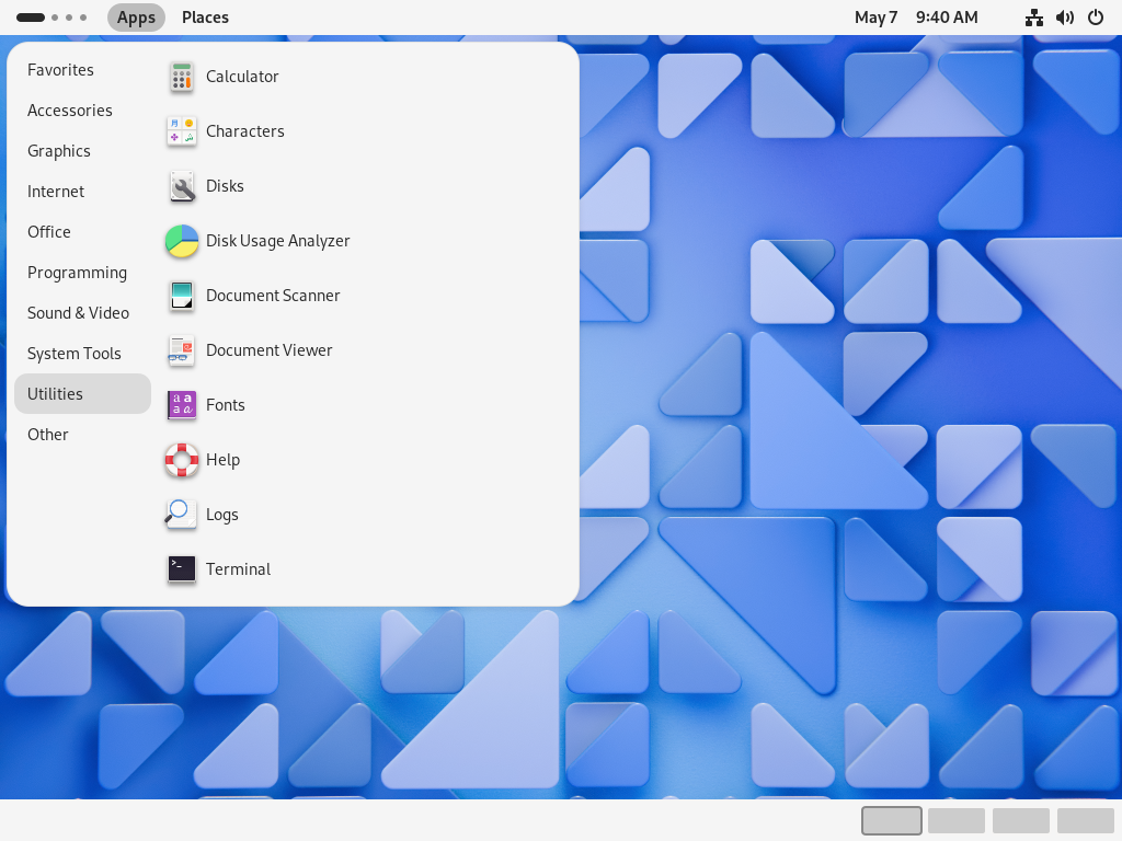 Fedora 40 GNOME Desktop Server World