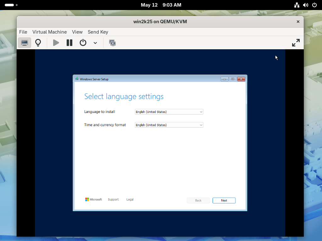 Fedora Server Gui Fedora 44 : KVM : Create Virtual Machines (GUI) : Server World