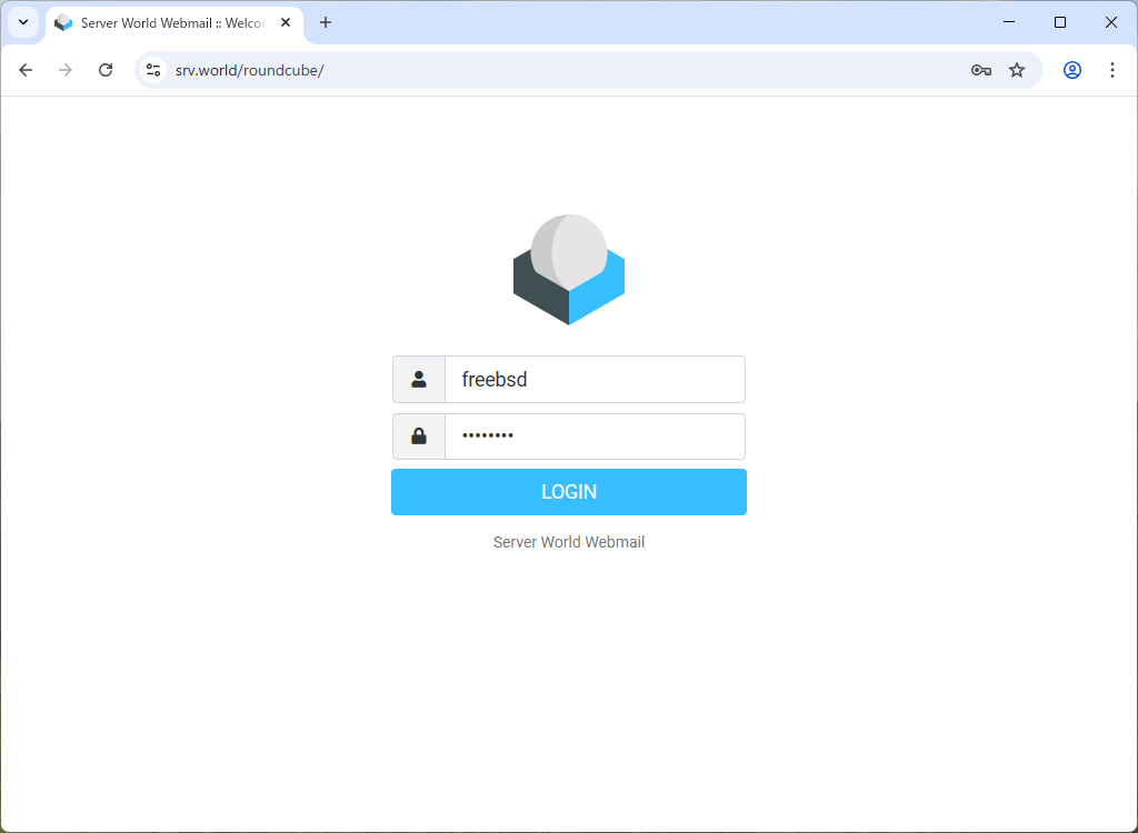 FreeBSD 15 : Apache httpd : Web Mail : RoundCube : Server World