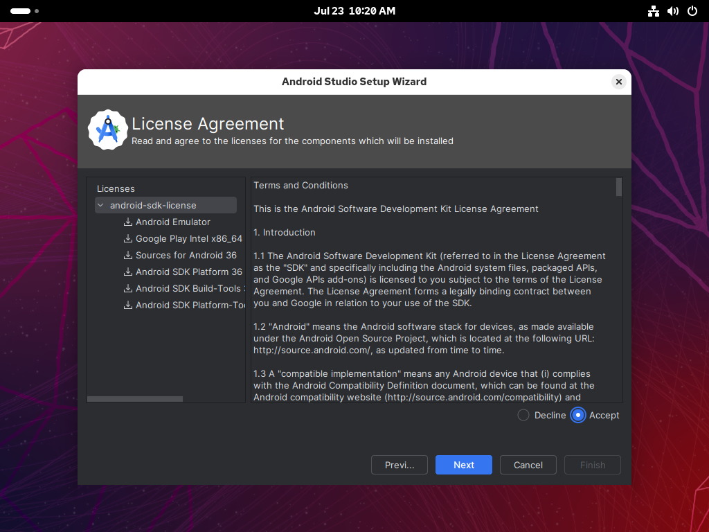 Rocky Linux 10 : Install Android Studio : Server World