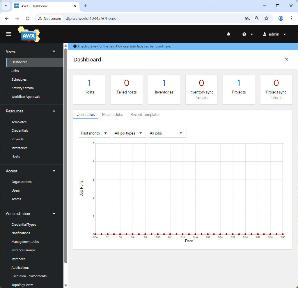 Rocky Linux 10 : Ansible : Install AWX : Server World