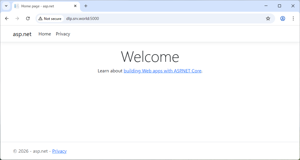 Rocky Linux 10 : Install .NET 10.0 : Server World