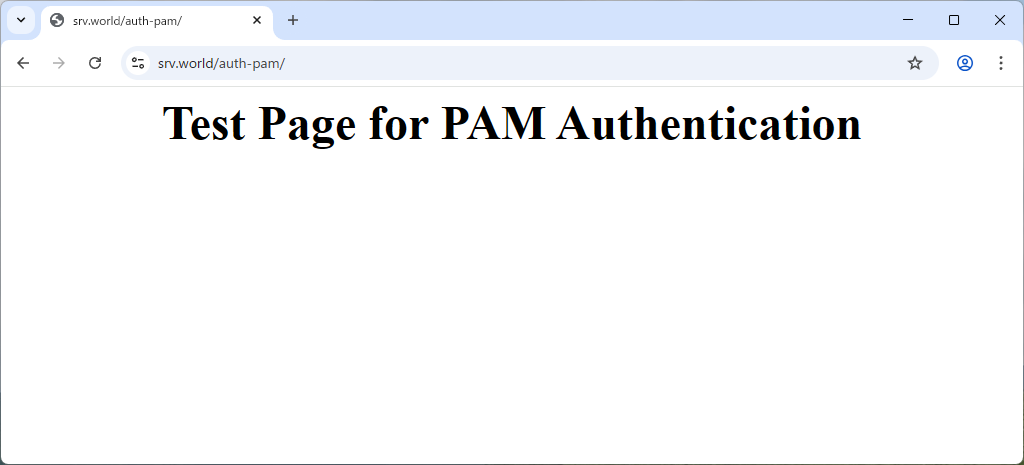 Rocky Linux 10 : Apache httpd : Basic Auth + PAM : Server World