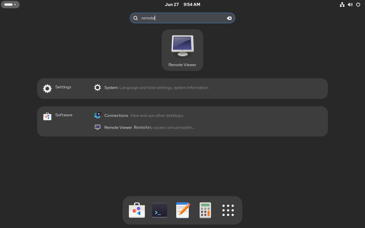 Rocky Linux 10 : KVM : Set VNC connection (Client) : Server World