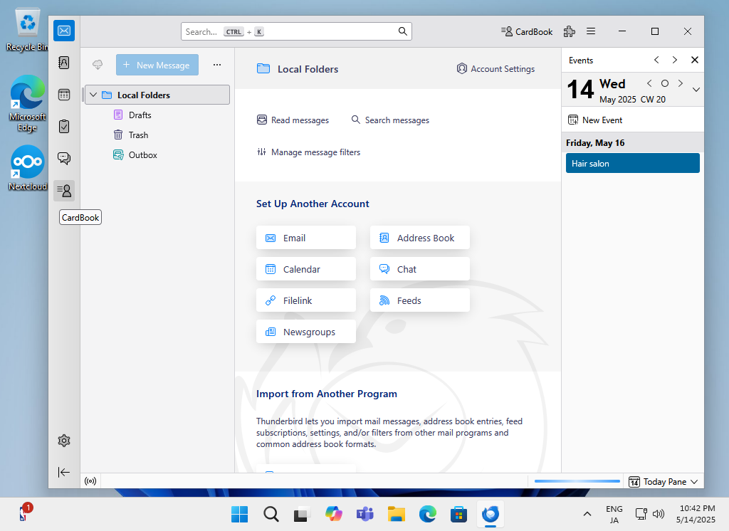 Rocky Linux 10 : NextCloud : Use Address Book : Server World