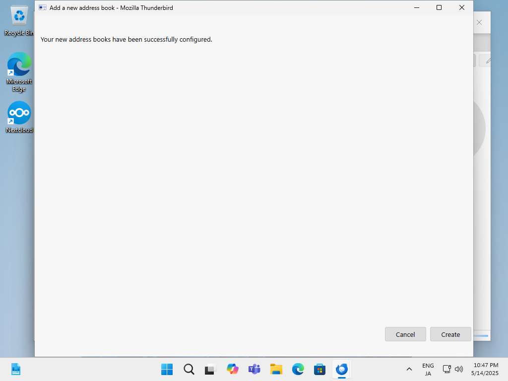 Rocky Linux 10 : NextCloud : Use Address Book : Server World