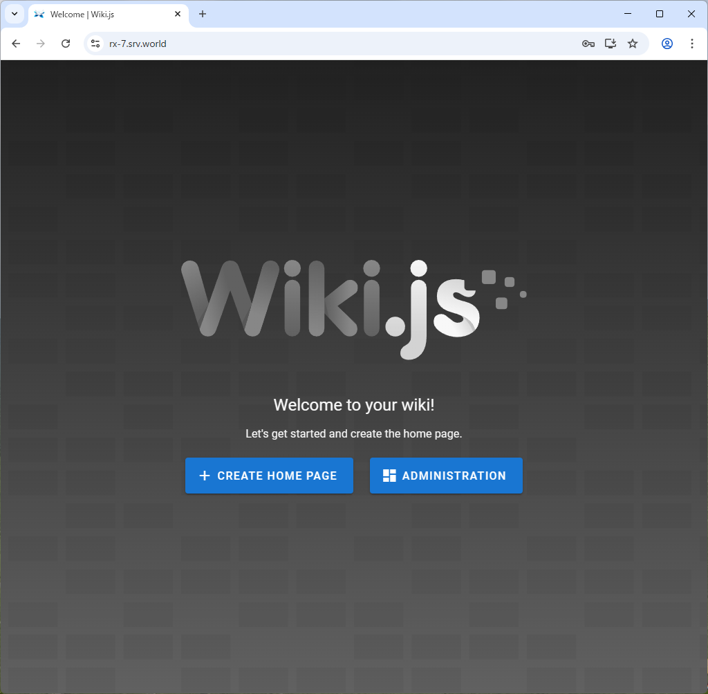 Rocky Linux 10 : Nginx : Install Wiki.js : Server World