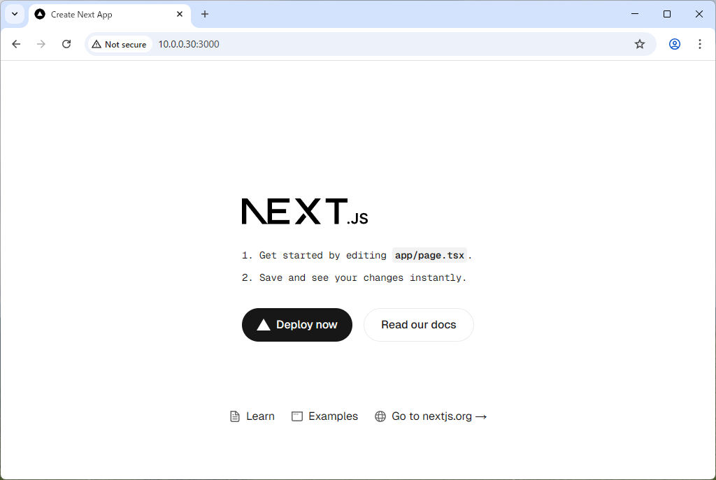 Rocky Linux 10 : Install Next.js : Server World