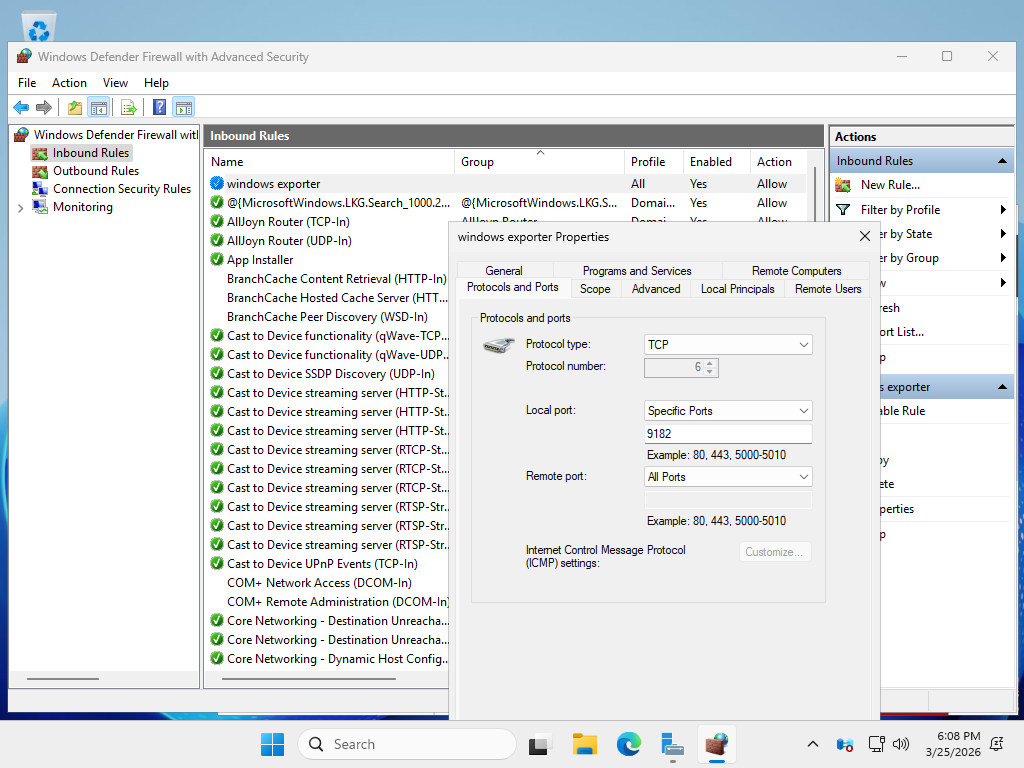 Rocky Linux 10 : Prometheus : Add Monitoring Target (Win) : Server World
