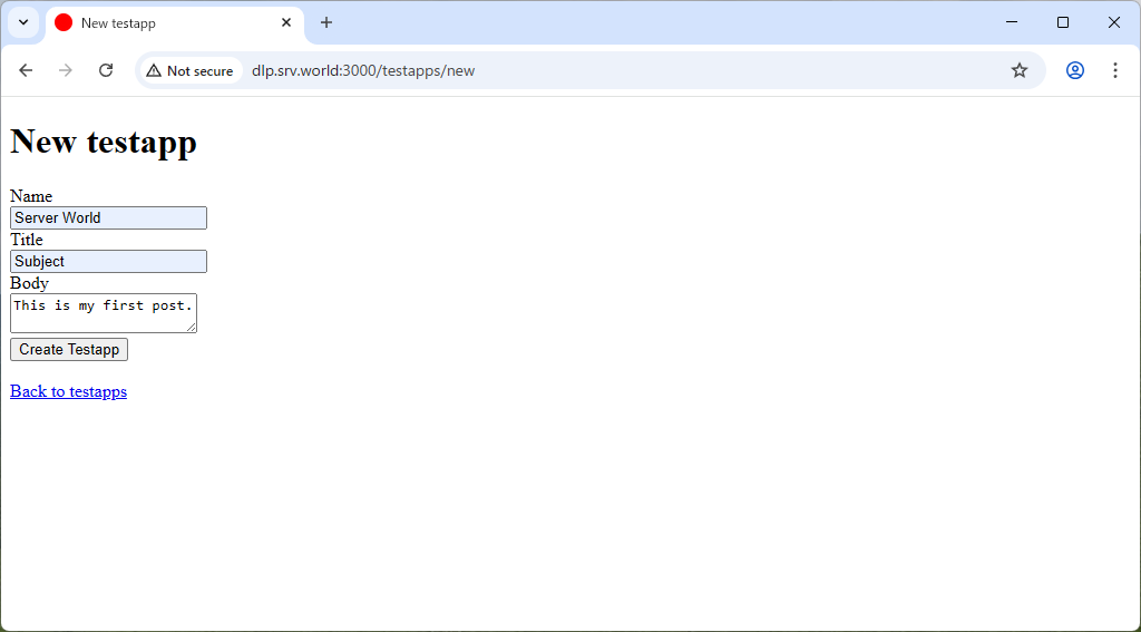 Rocky Linux 10 : Install Ruby on Rails 8 : Server World