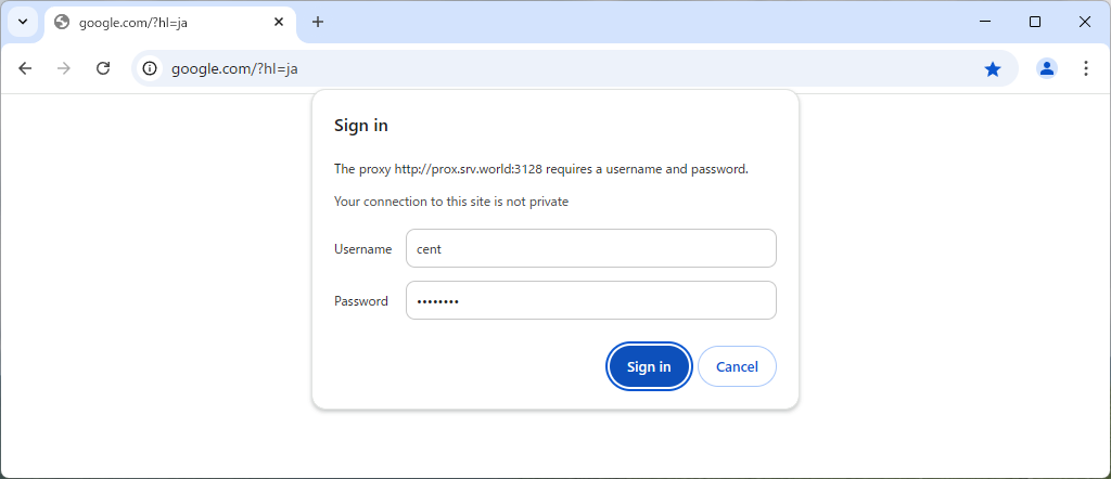 Rocky Linux 10 : Squid : Basic Authentication : Server World