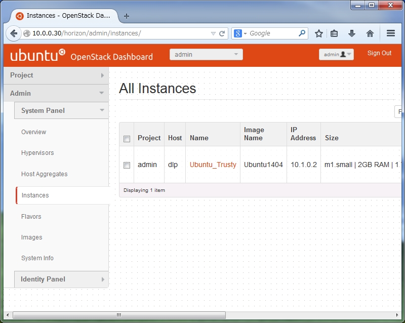 Ubuntu 14.04 : OpenStack Icehouse : Configure Horizon : Server World