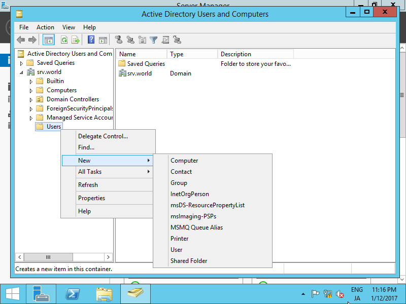 Active directory users and computers windows server 2012 download screen audio video recorder windows 10 free download
