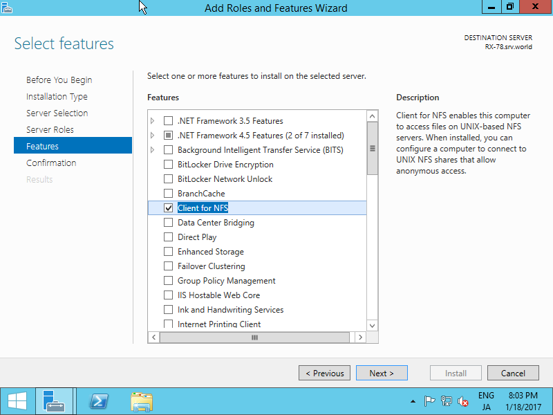 How To Set Up an NFS Server on Windows Server 2012