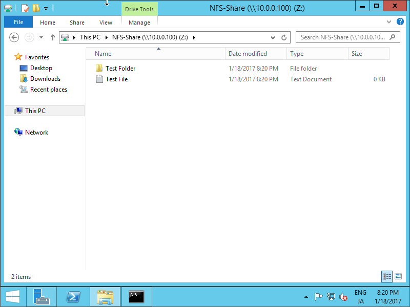 How To Set Up an NFS Server on Windows Server 2012