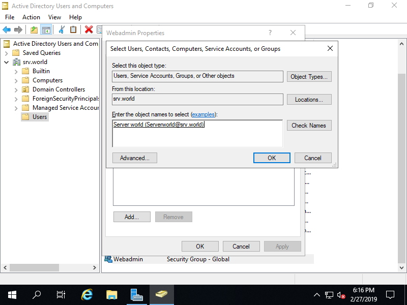 Active Directory add user. Active Directory service account create. Add input Group. Com server user
