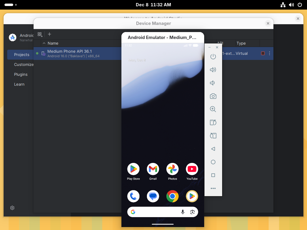 openSUSE Leap 16 : Install Android Studio : Server World