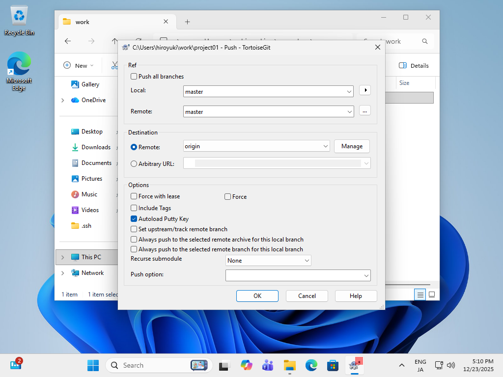 openSUSE Leap 16 : Git : Install TortoiseGit : Server World