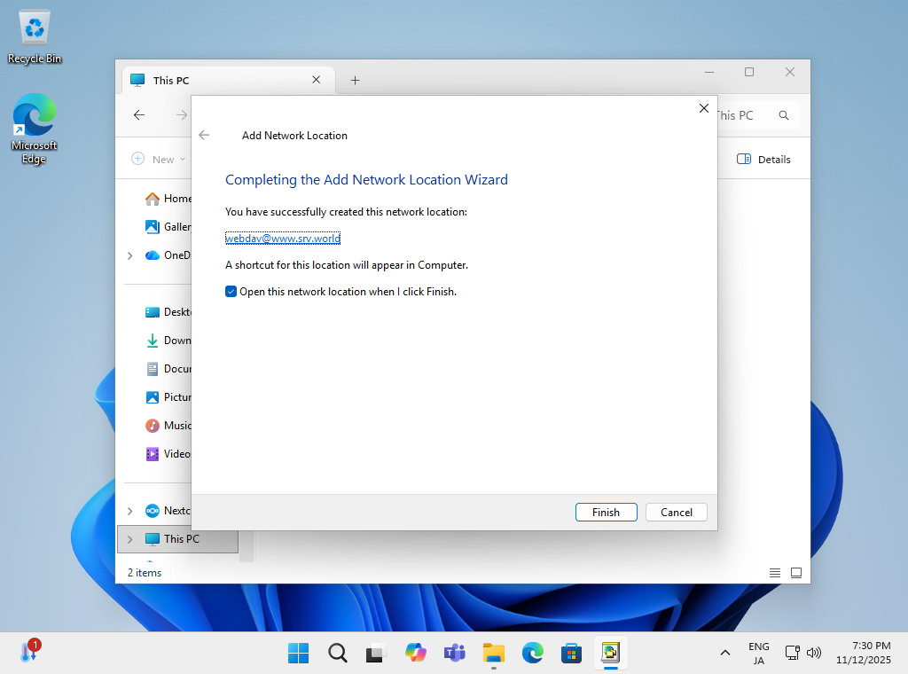 openSUSE Leap 16 : Apache httpd : Configure WebDAV : Server World