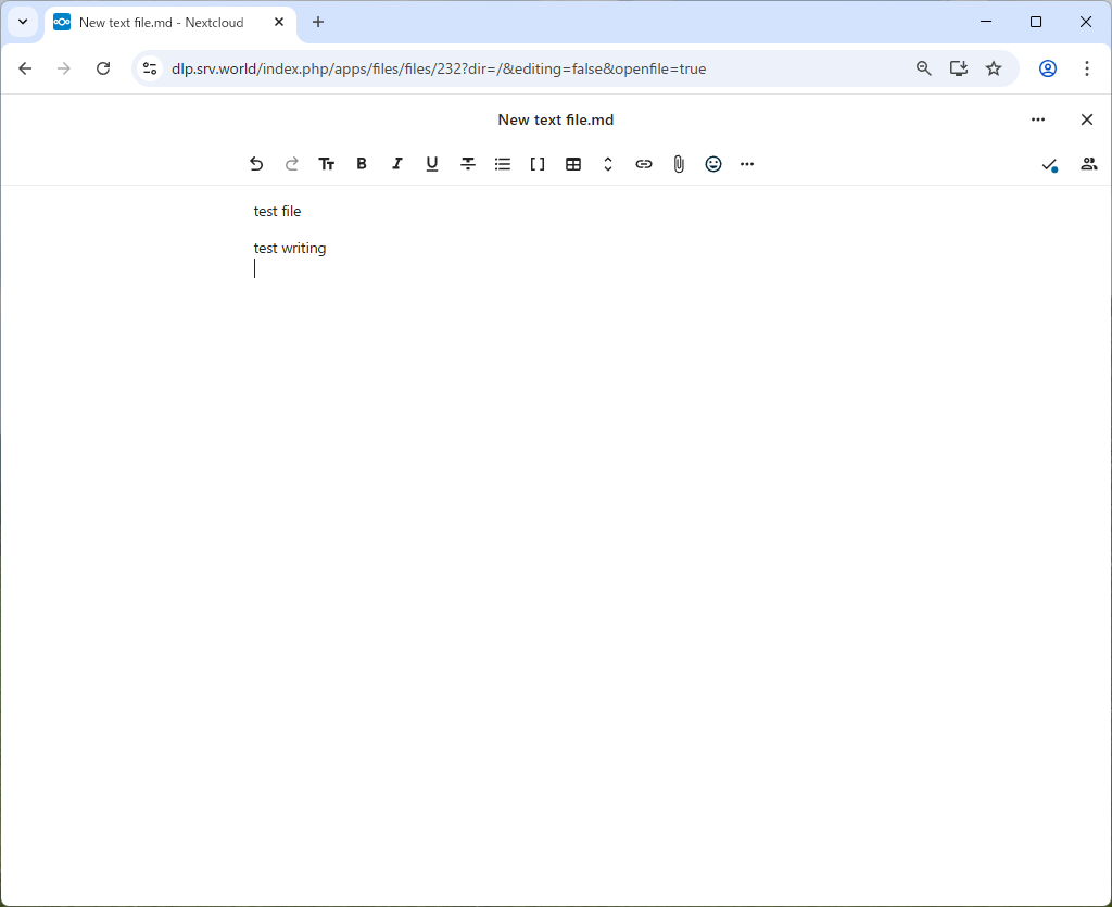 openSUSE Leap 16 : NextCloud : Upload Files : Server World