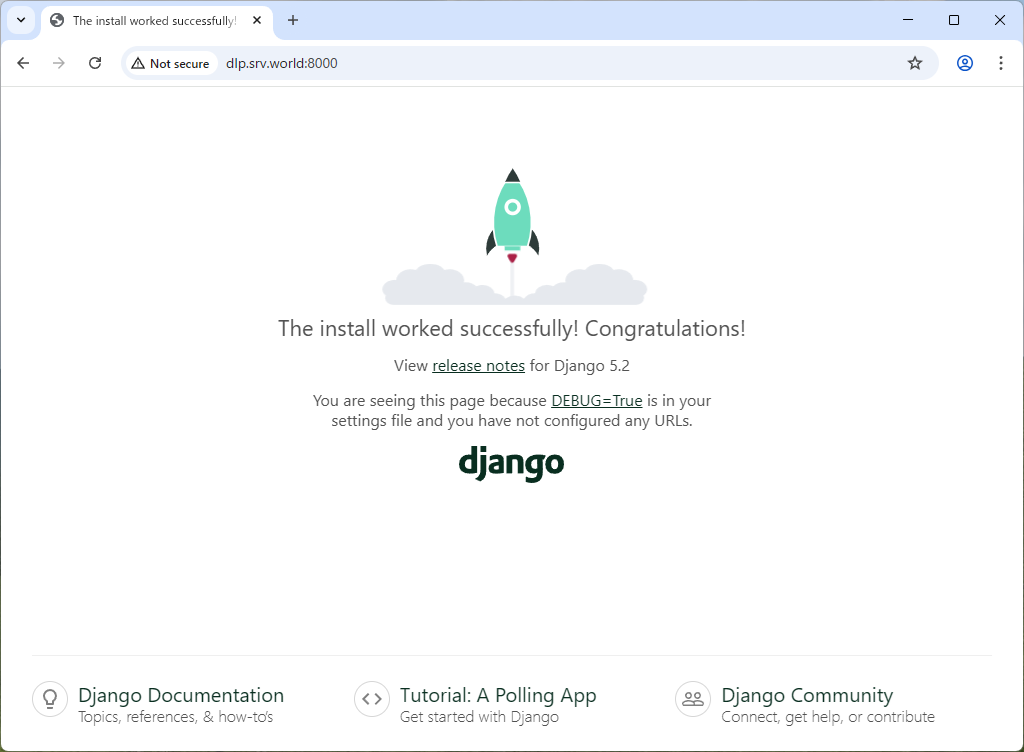 openSUSE Leap 16 : Install Django 5 : Server World