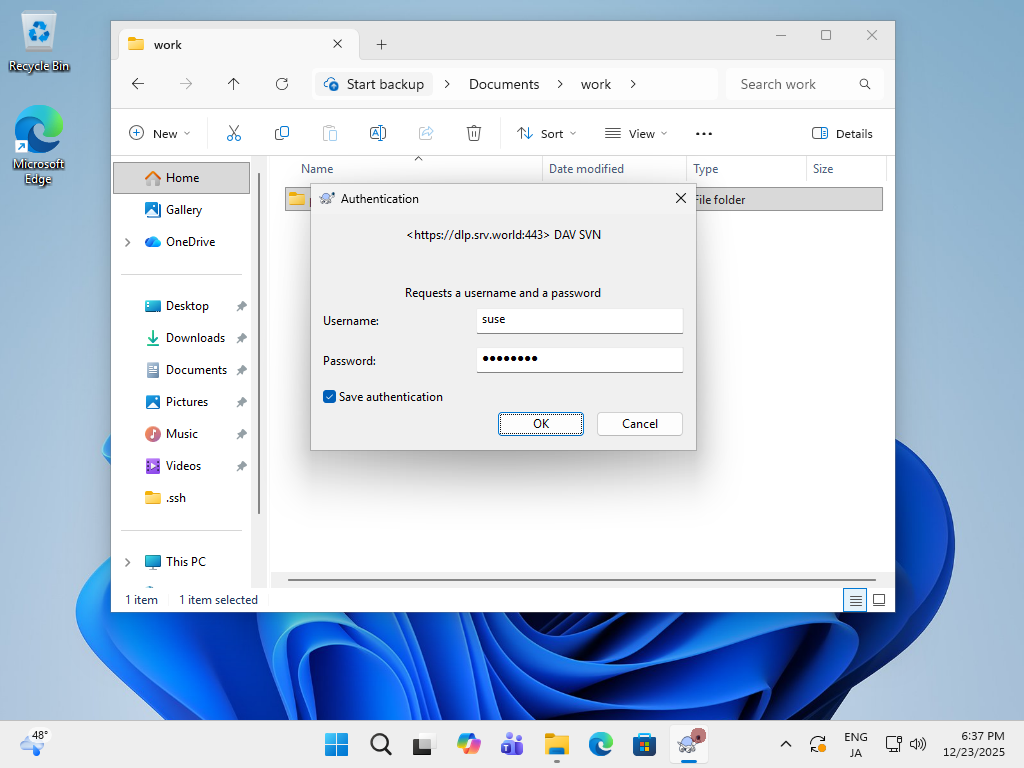 openSUSE Leap 16 : Subversion : Access from Windows Clients : Server World